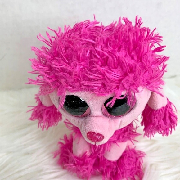 Ty Beanie Babies Boos Plush Stuffed Animal Toy Patsy 5 in Tall Pink Poode - Picture 2 of 4